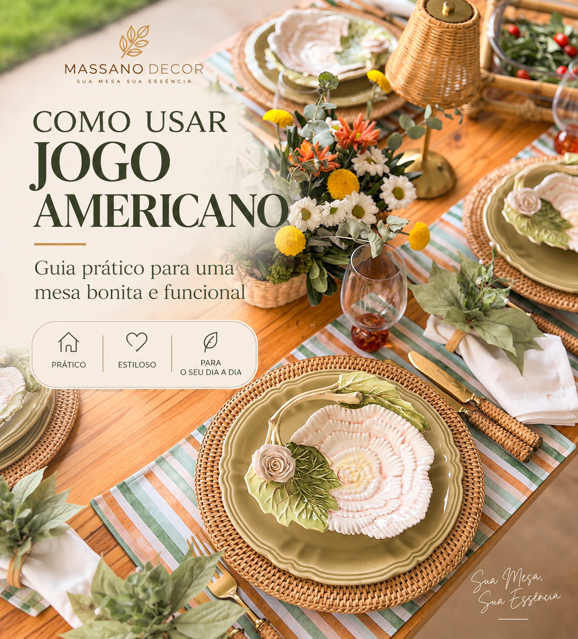 Como usar jogo americano: guia prático para uma mesa bonita e funcional