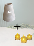 Cúpula + vela de led
