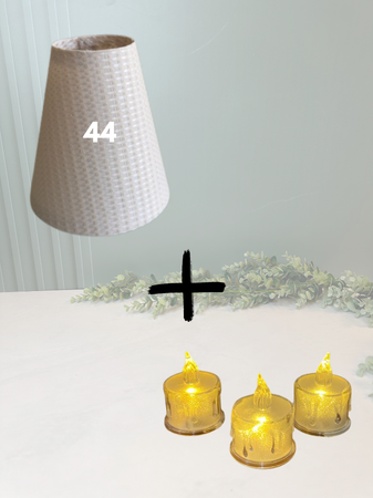 Cúpula + vela de led
