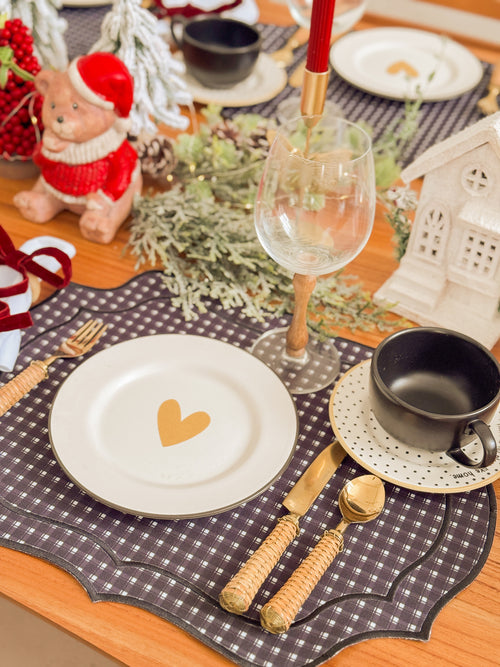 Kit Mesa Posta - Natal preto e branco