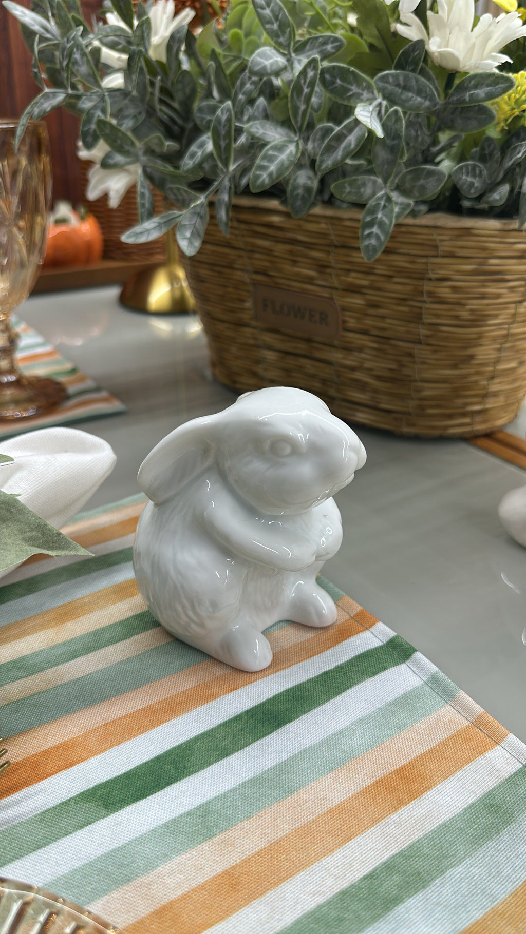 Coelhos porcelana