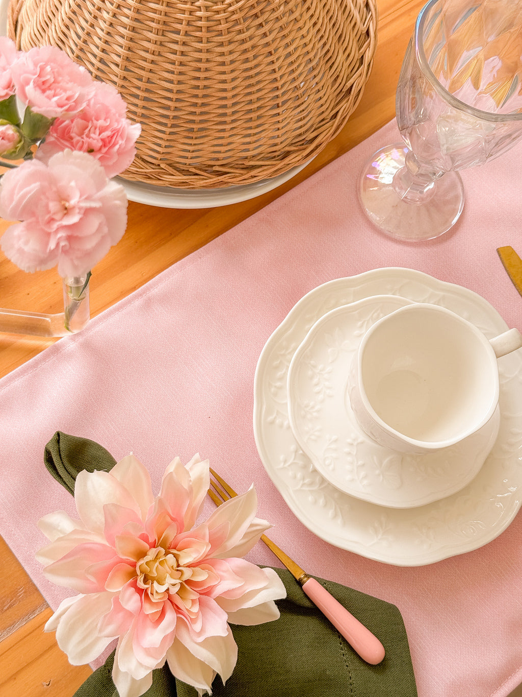 Kit Mesa Posta - Florata Rosa
